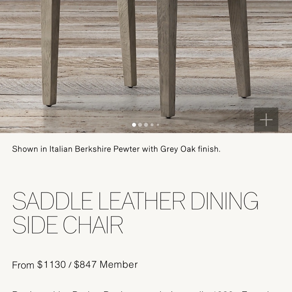 Dinning table set from RH - Picture 2 of 4